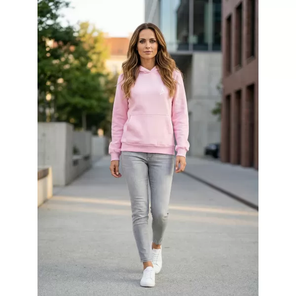  Dámská mikina ALTISPORT BYB/ALW002BY289 SVĚTLE RŮŽOVÁ 