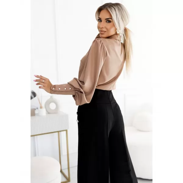  Dámská halenka NUMOCO 578-1 KARAMEL 