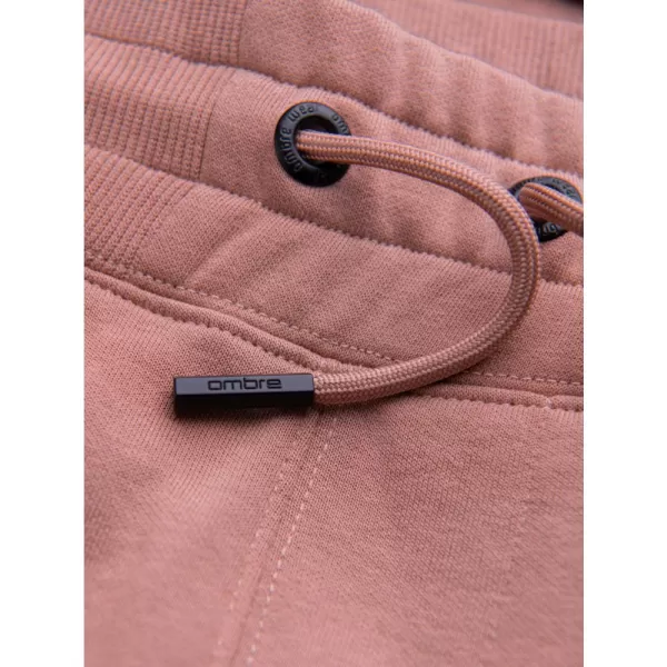  Pánské kraťasy OMBRE OM-SRBS-0149 DARK PINK 