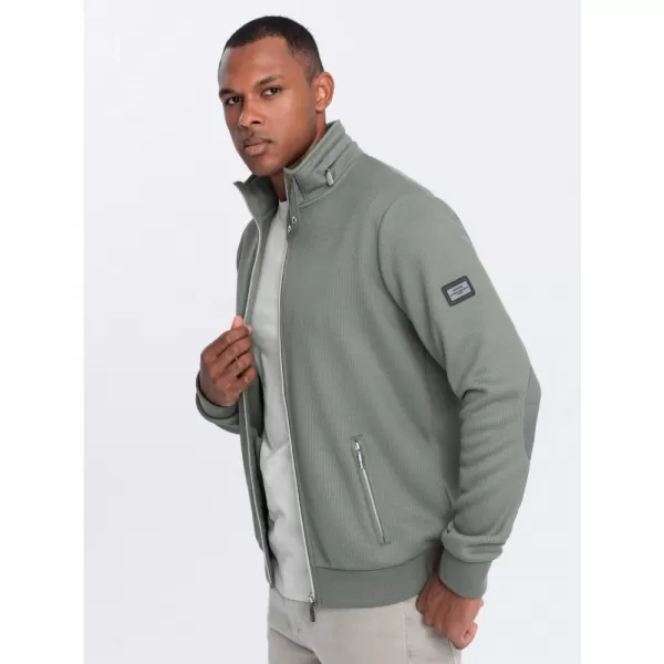  Pánská bunda OMBRE OM-JANP-0154 KHAKI 