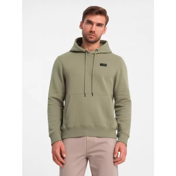  Pánská mikina OMBRE OM-SSNZ-0141 OLIVE 