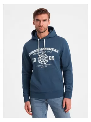 Pánská mikina OMBRE OM-SSPS-0143 NAVY BLUE