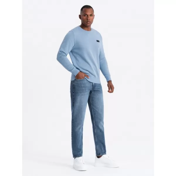  Pánská mikina OMBRE OM-SSNZ-0136 BLUE 