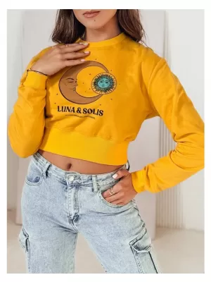 Dámská mikina DSTREET LUNA ŽLUTÁ