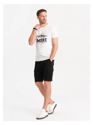 Pánské kraťasy OMBRE OM-SRCG-0133 BLACK