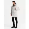 Pánská bunda OMBRE OM-JALJ-0166 CREAM