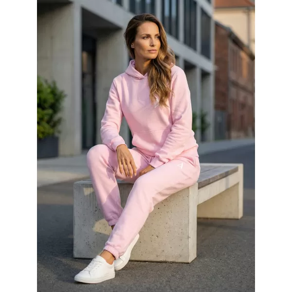  Dámská mikina ALTISPORT BYB/ALW002BY289 SVĚTLE RŮŽOVÁ 