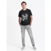 Pánské džíny OMBRE OM-PADJ-0150 LIGHT GREY