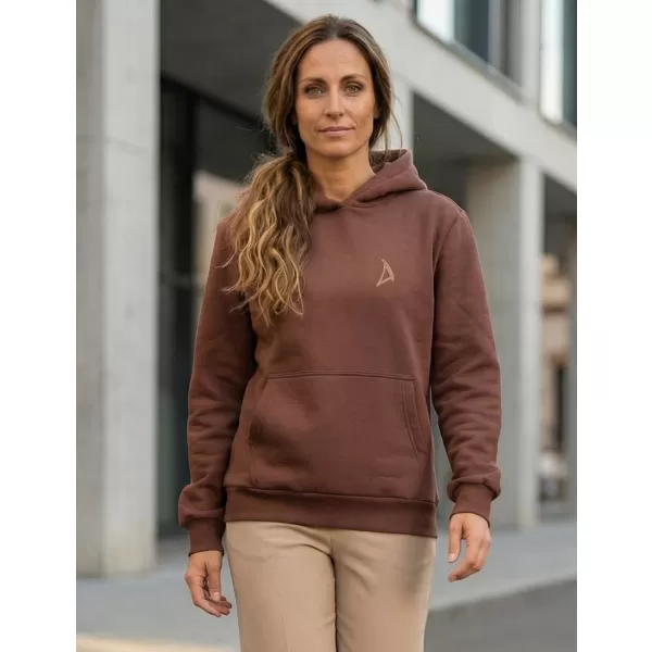  Dámská mikina ALTISPORT BYB/ALW002BY289 ČOKOLÁDOVĚ HNĚDÁ 