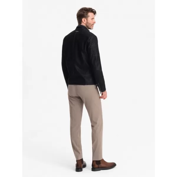  Pánská bunda OMBRE OM-JAFL-0197 V2 BLACK 