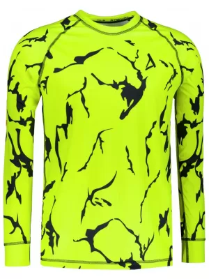 Pánské funkční termo triko s dlouhým rukávem premium ALTISPORT VOJ/ALM052TER01 NEON GREEN