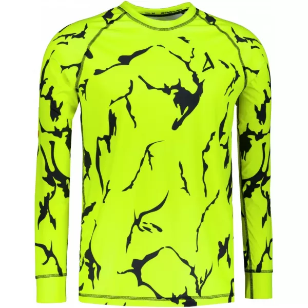  Pánské funkční termo triko s dlouhým rukávem premium ALTISPORT VOJ/ALM052TER01 NEON GREEN 