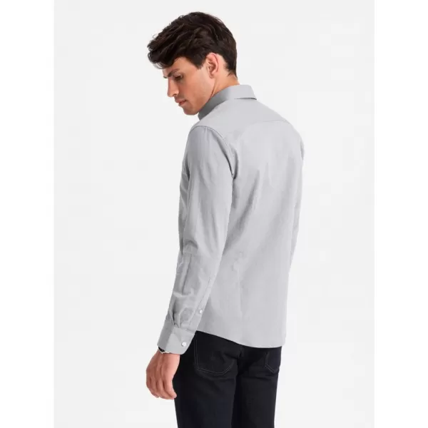  Pánská košile OMBRE OM-SHCS-0175 GRAY 