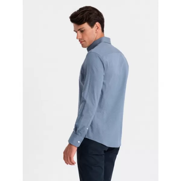  Pánská košile OMBRE OM-SHCS-0174 BLUE 