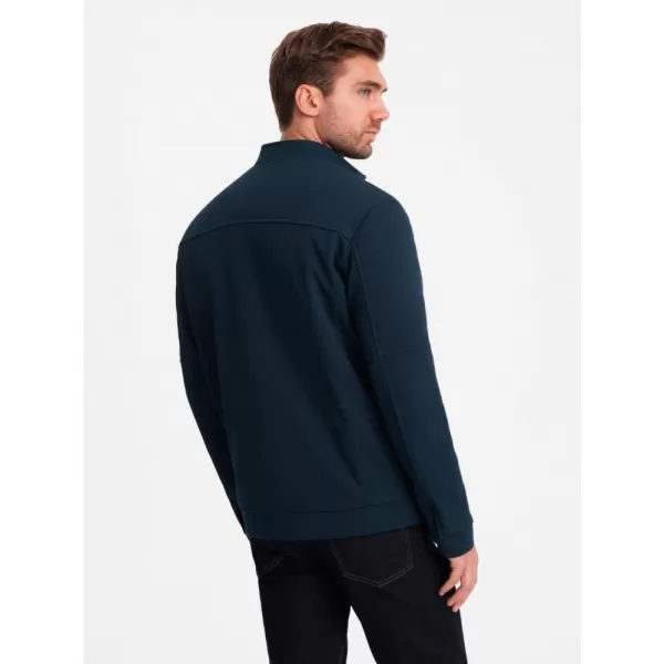  Pánská bunda OMBRE OM-JALP-0157 NAVY BLUE 