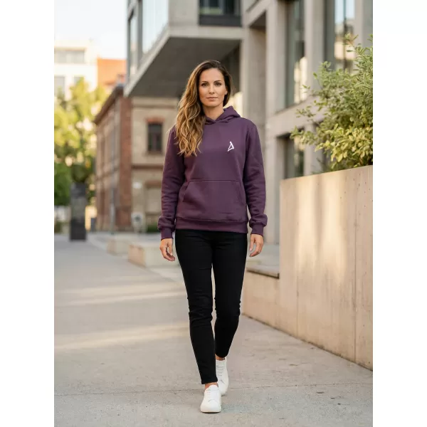  Dámská mikina ALTISPORT BYB/ALW002BY289 VÍNOVÁ 