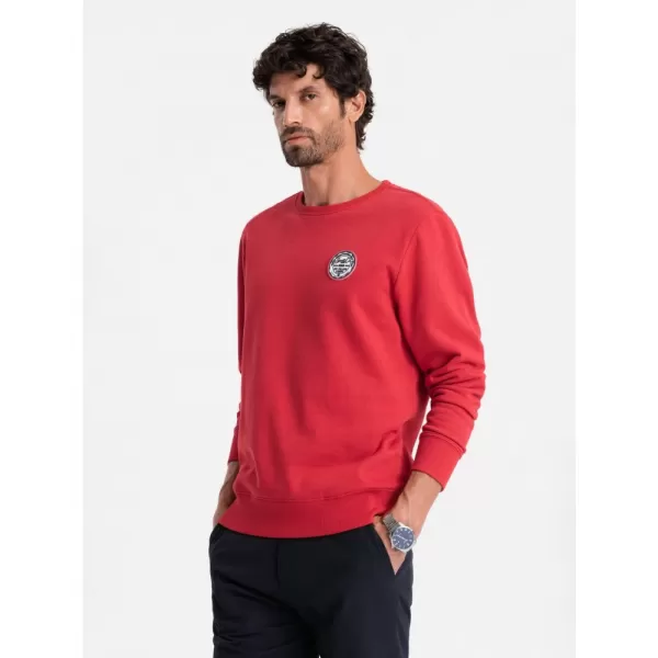  Pánská mikina OMBRE OM-SSNZ-0134 RED 