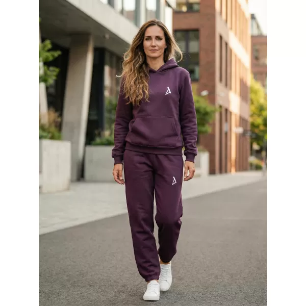 Dámské tepláky ALTISPORT BYB/ALW002BY291 VÍNOVÁ 