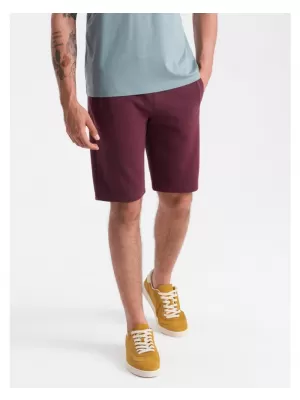 Pánské kraťasy OMBRE OM-SRBS-0149 MAROON