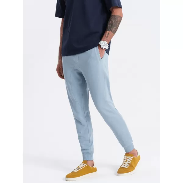  Pánské tepláky OMBRE OM-PABS-0173 BLUE 