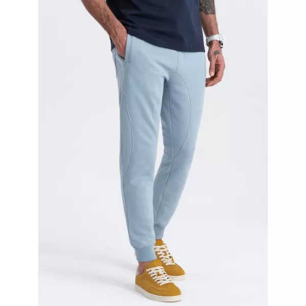  Pánské tepláky OMBRE OM-PABS-0173 BLUE 