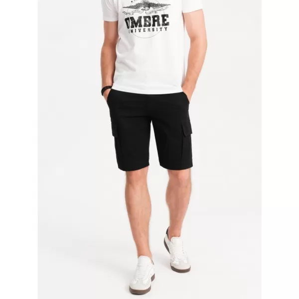  Pánské kraťasy OMBRE OM-SRCG-0133 BLACK 