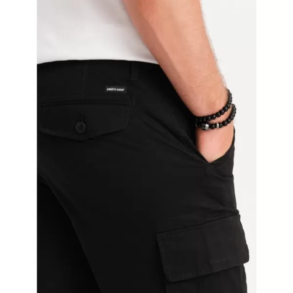  Pánské kraťasy OMBRE OM-SRCG-0133 BLACK 