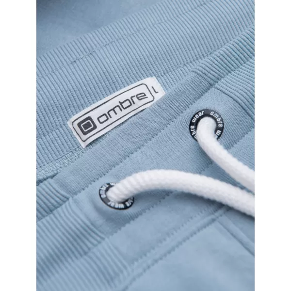  Pánské tepláky OMBRE OM-PABS-0173 BLUE 