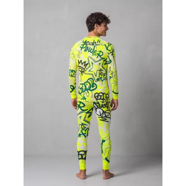  Pánské funkční termo triko s dlouhým rukávem premium ALTISPORT VOJ/ALM054TER01 FLUO ZELENÁ 