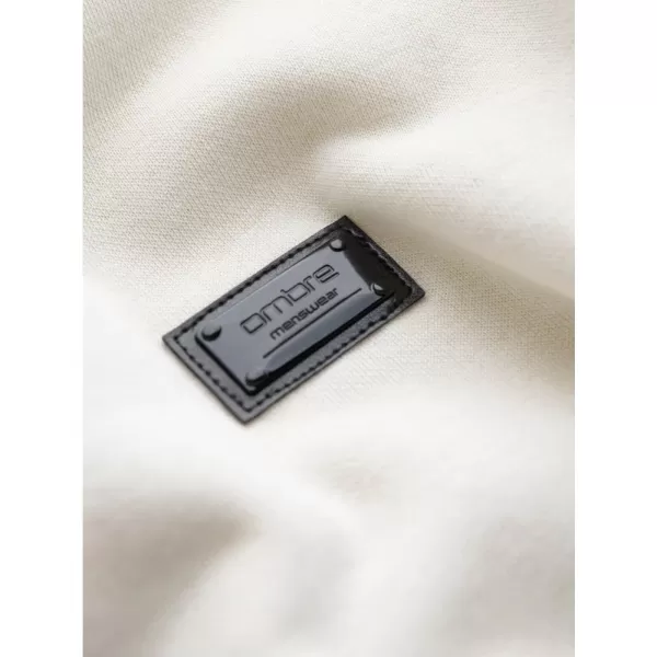  Pánská mikina OMBRE OM-SSNZ-0136 CREAM 