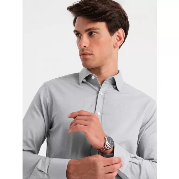  Pánská košile OMBRE OM-SHCS-0175 GRAY 