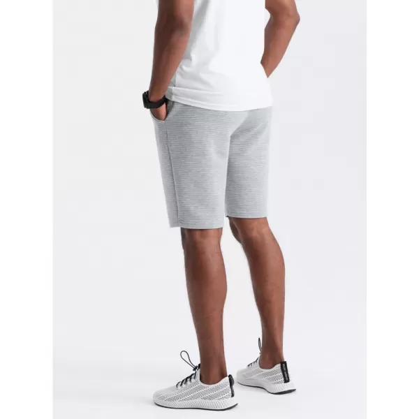  Pánské kraťasy OMBRE OM-SRSK-0150 GRAY 