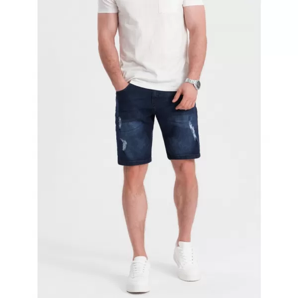  Pánské kraťasy OMBRE OM-SRDS-0146 DARK BLUE 