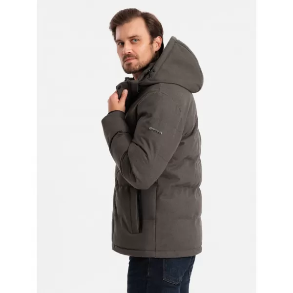  Pánská bunda OMBRE OM-JAHP-0203 OLIVE 