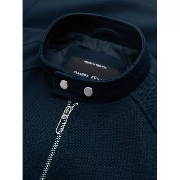  Pánská bunda OMBRE OM-JALP-0157 NAVY BLUE 
