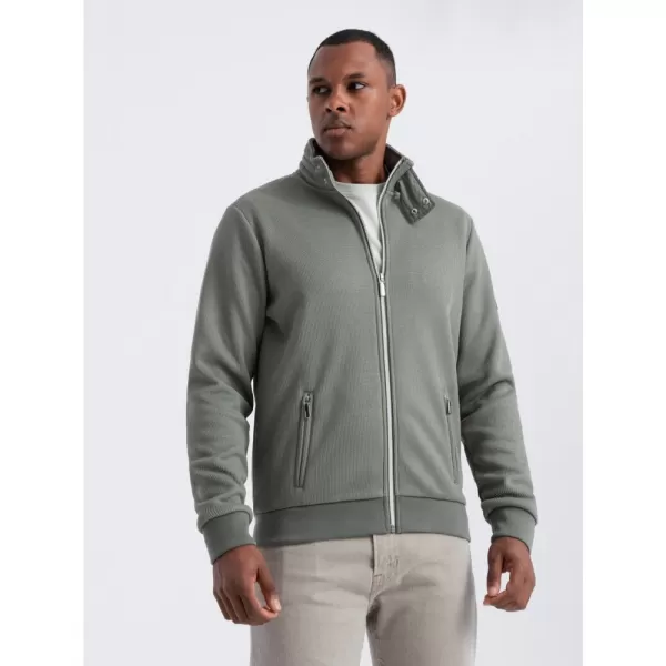  Pánská bunda OMBRE OM-JANP-0154 KHAKI 