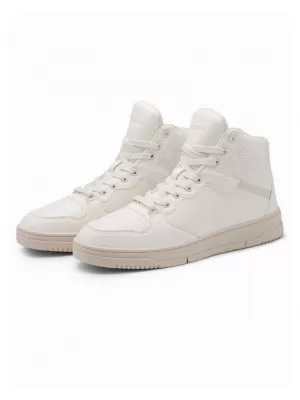 Pánské boty OMBRE OM-FOSH-0139 WHITE