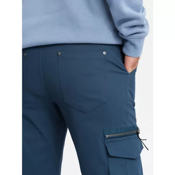  Pánské kalhoty OMBRE OM-PACG-0196 DARK BLUE 