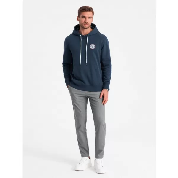  Pánská mikina OMBRE OM-SSNZ-0144 NAVY BLUE 
