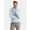 Pánský svetr OMBRE OM-SWSW-0142 BLUE