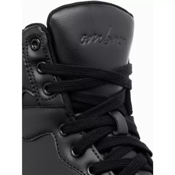  Pánské boty OMBRE OM-FOSH-0139 BLACK 