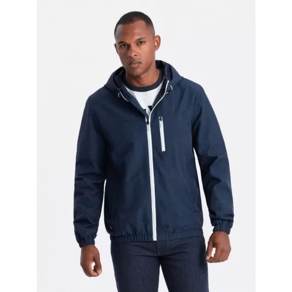  Pánská bunda OMBRE OM-JANP-0136 NAVY BLUE 