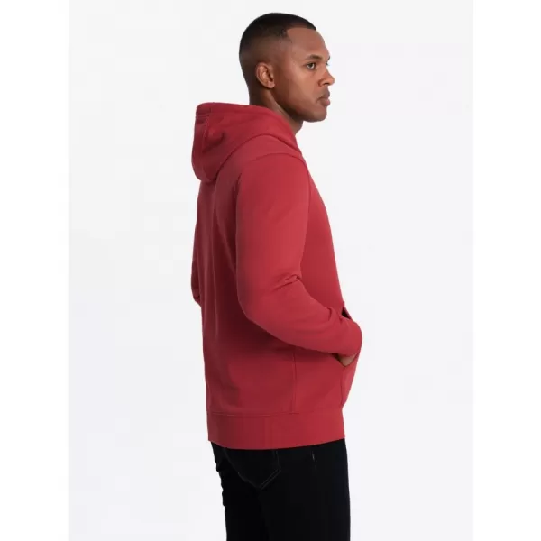  Pánská mikina OMBRE OM-SSNZ-0144 RED 