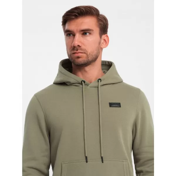  Pánská mikina OMBRE OM-SSNZ-0141 OLIVE 