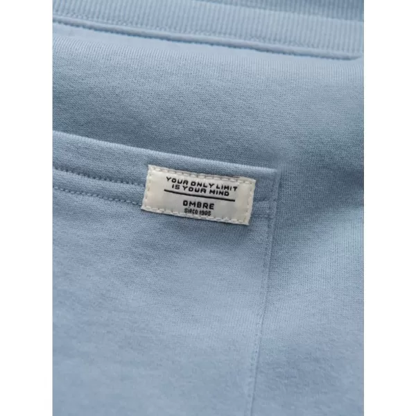  Pánské tepláky OMBRE OM-PABS-0206 LIGHT BLUE 