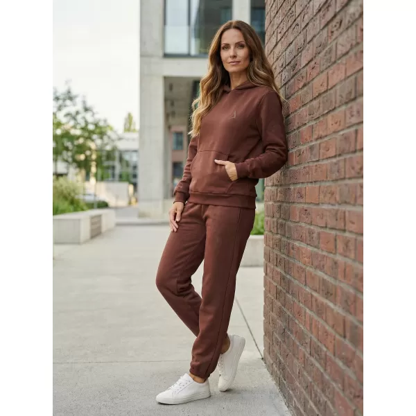  Dámské tepláky ALTISPORT BYB/ALW002BY291 ČOKOLÁDOVĚ HNĚDÁ 