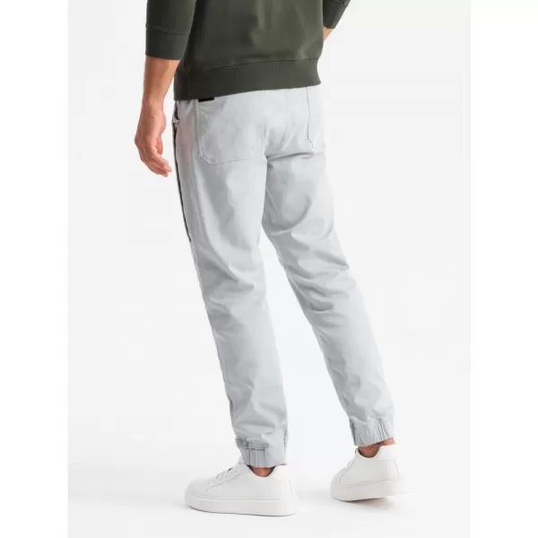  Pánské tepláky OMBRE OM-PAJO-0202 LIGHT GREY 