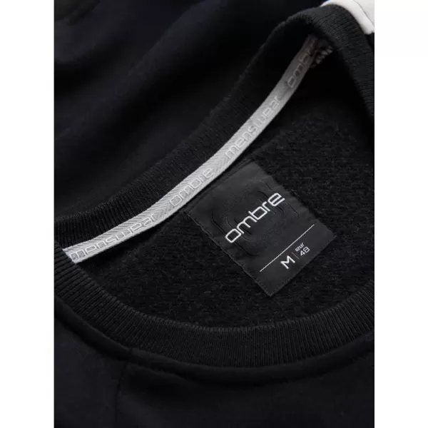  Pánská mikina OMBRE OM-SSNZ-22FW-003 BLACK 