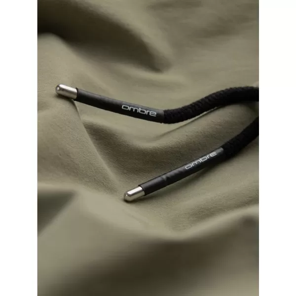  Pánské kalhoty OMBRE OM-PAJO-0125 KHAKI 