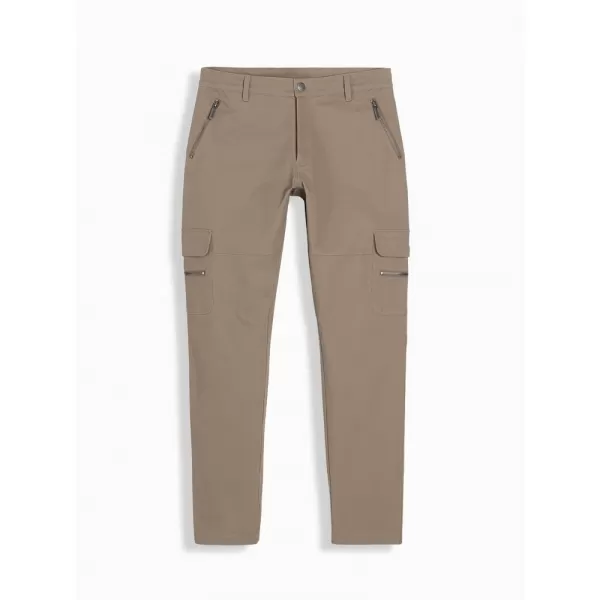  Pánské kalhoty OMBRE OM-PACG-0204 KHAKI 